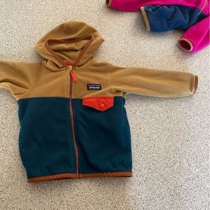 Baby Boys Patagonia Fleece 6-12M EUC
